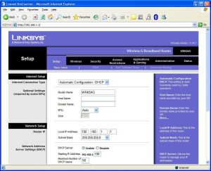 how to change password on linksys router