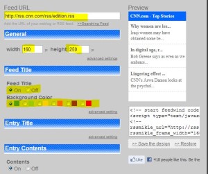 How do I get RSS feeds on my website without wordpress