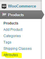 woocommerce attributes variations