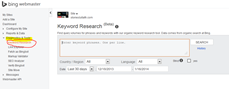 BING KEYWORD RESEARCH WORDPRES