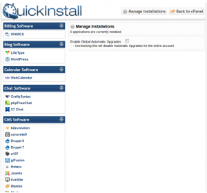 setting up wordpres quick installs