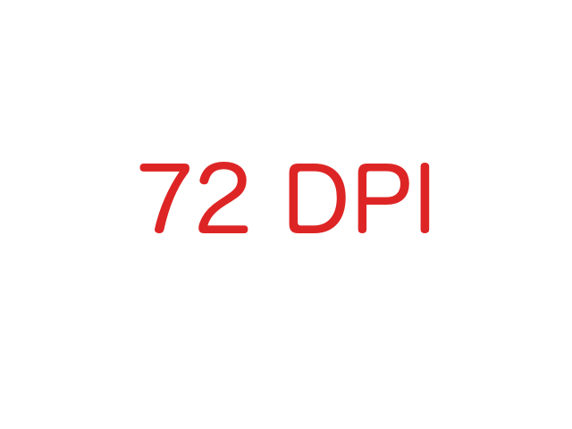 72dpi in gimp