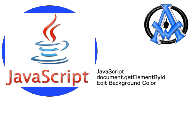 JavaScript document.getElementById Edit Background Color