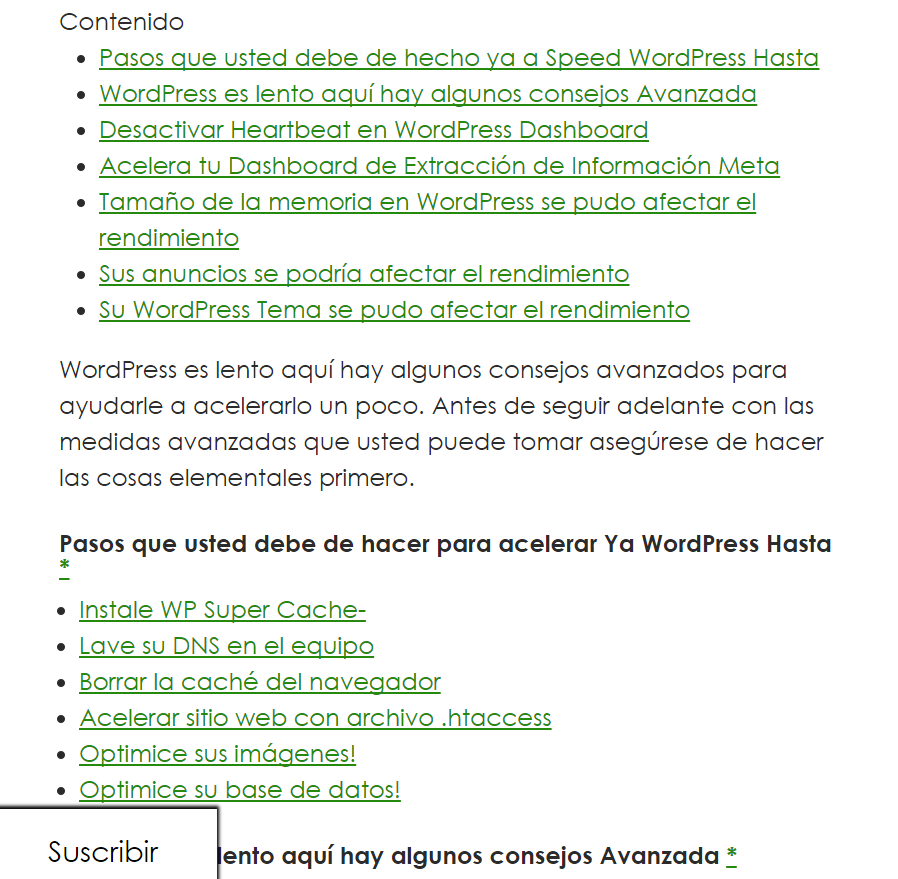 a1websitepro in spanish