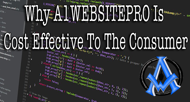 Why A1WEBSITEPRO Is Cost Effective To The Consumer