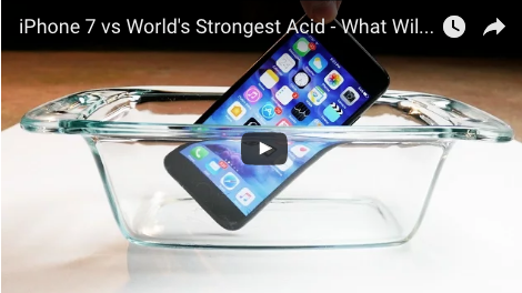 iPhone 7 vs World's Strongest Acid - What Will Happen?