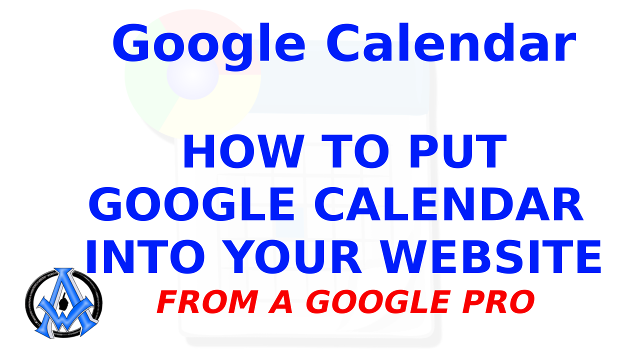 How To Add Your Google Calendar To Your Website