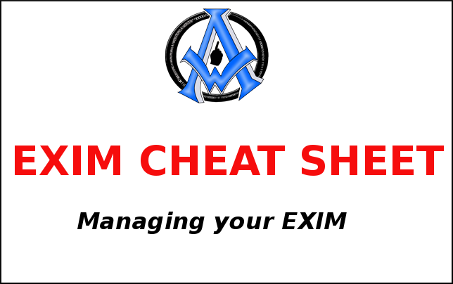 EXIM CHEAT SHEET