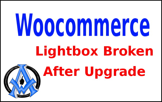 Lightbox Gallery Broken After Woocommerce 3.0