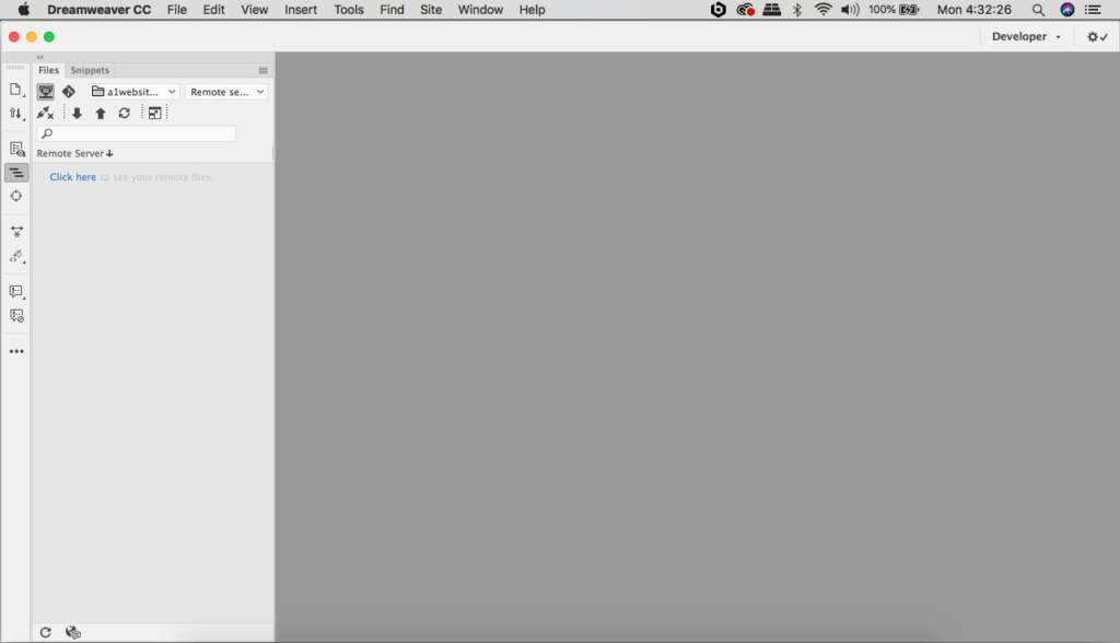 Dreamweaver cc 2019 Workspace Layout