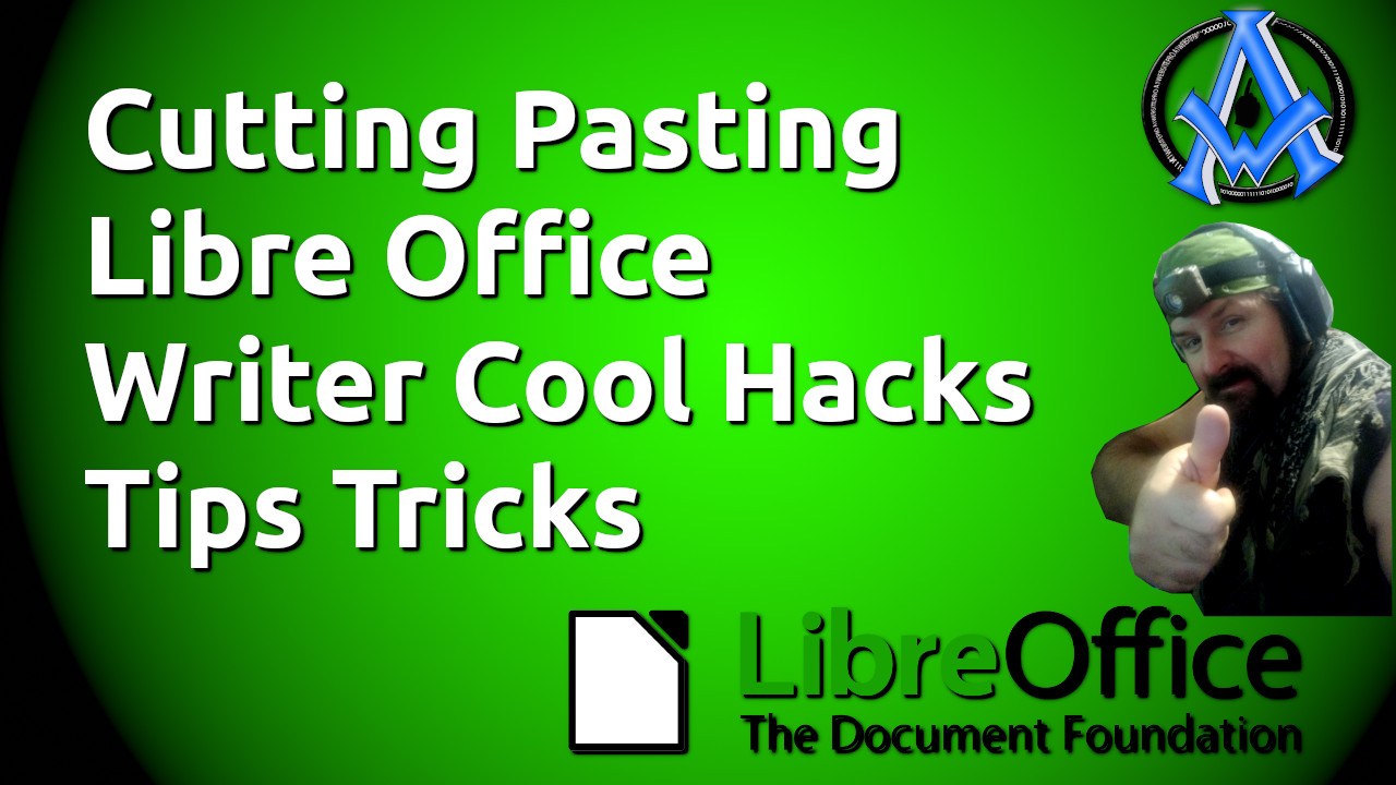 Cutting Pasting | Libre Office Writer | Cool Hacks Tips Tricks