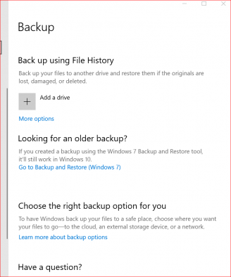 backup windows 10 to a drive