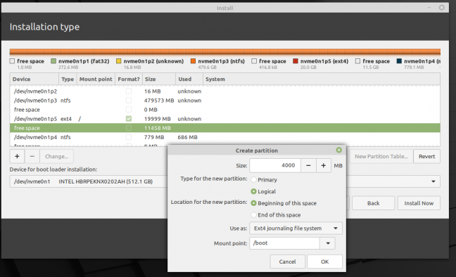 Boot Partition