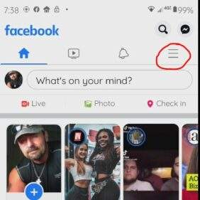 Dark Mode Facebook Mobile