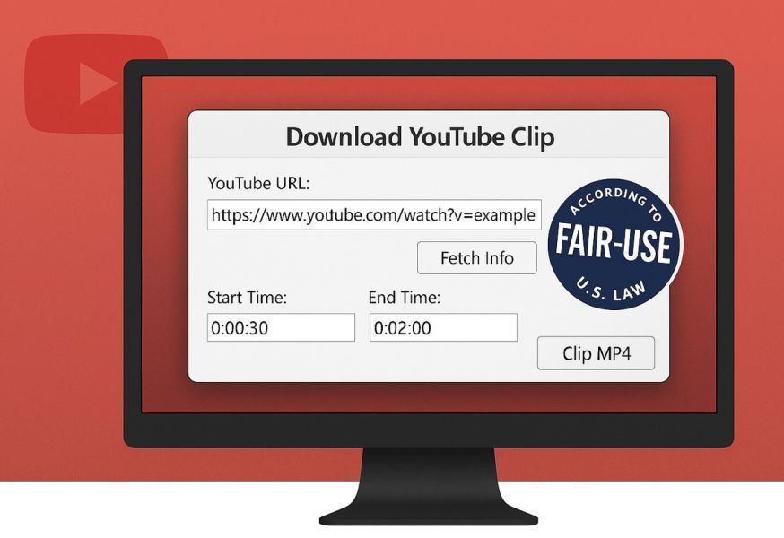 Download Youtube Videos With The Free Fair-Use Video Clip Tool For Windows