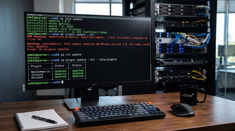 Troubleshooting Wp-Cli: Fixing Php Warnings And Stubborn Plugin Updates