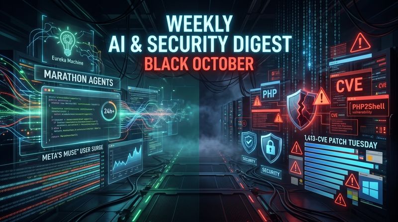 Weekly Ai Security Digest: "Black October" Php Flaws, Marathon Agents, And Meta's Record-Breaking Muse