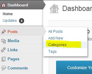 Categories in WordPress