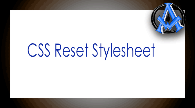 CSS-Reset-Stylesheet