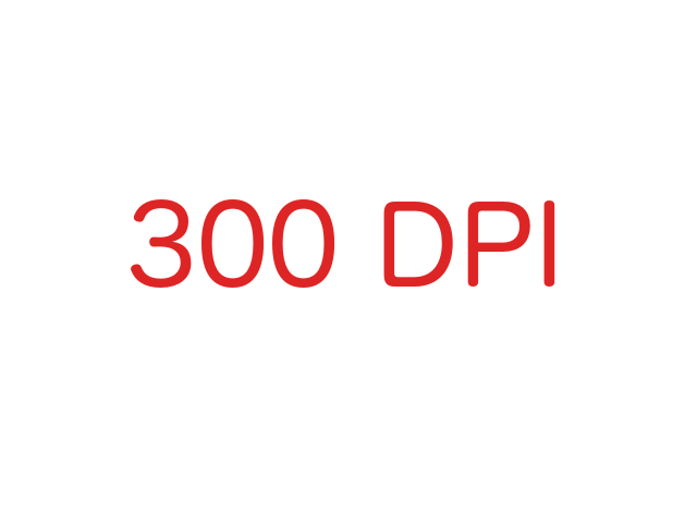 300dpi in GIMP