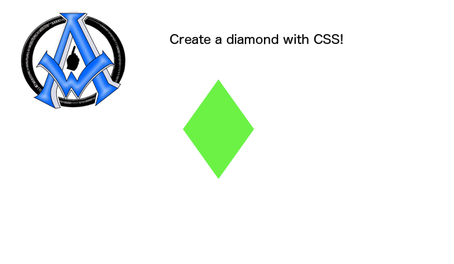 create-a-diamond-with-css