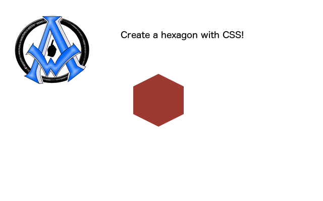 Make a Hexagon in CSS
