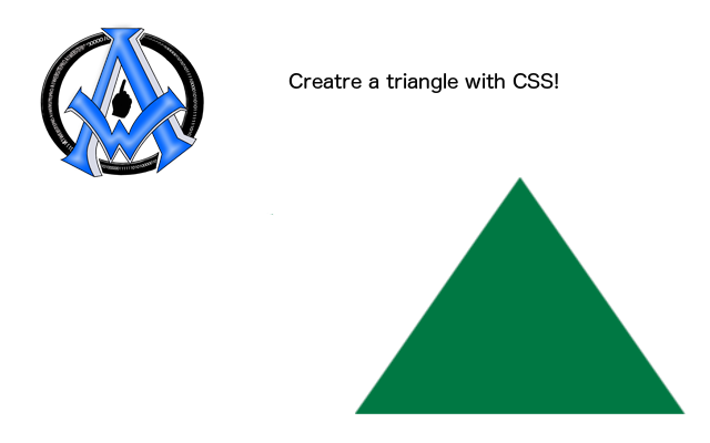Make a Triangle in CSS