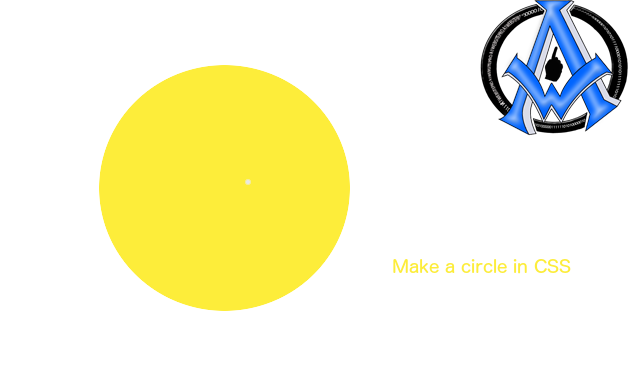 make a circle in css