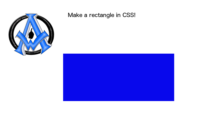 Make a rectangle in CSS