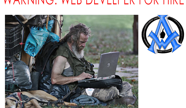 Warning-Web-Developer-For-Hire,-Web-Development-DIY