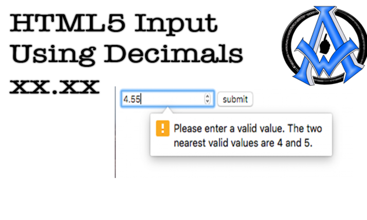 Please Enter A Valid Value Html5 Number Input