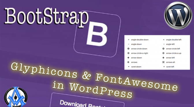 glyphicons-fontawesome-bootstrap-wordpress