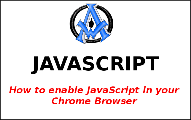 how to enable JavaScript in Chrome browser JavaScript tutorial