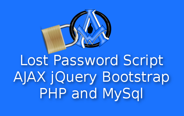 Lost Password Script AJAX jQuery Bootstrap PHP and MySql