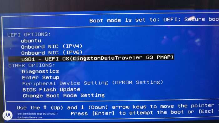 Boot From Flash Drive