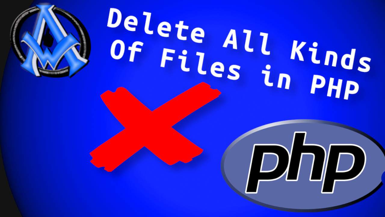 Delete Files in Directory or Folder With PHP